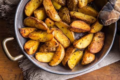 Roasted Potatoes With Lemon Feta