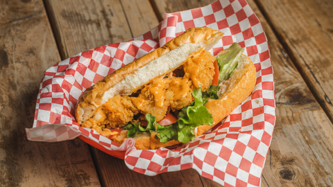 Salmon Po'boy