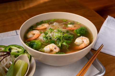 Pho Inspired Shrimp Soup