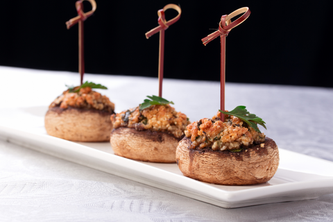 Stuffed Mushroom Caps