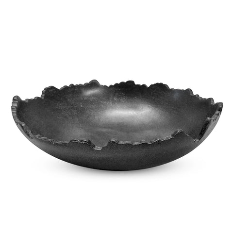 Black Torn Texture Bowl