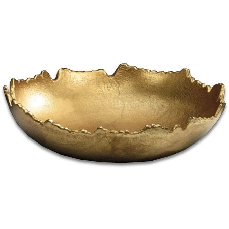 Gilded Torn Texture Bowl