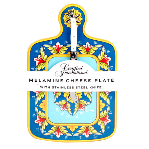 Palermo Melamine Cheese Board with Knife