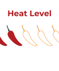 Noshejan Curried Cajun heat rating. Two out of five chili rating.